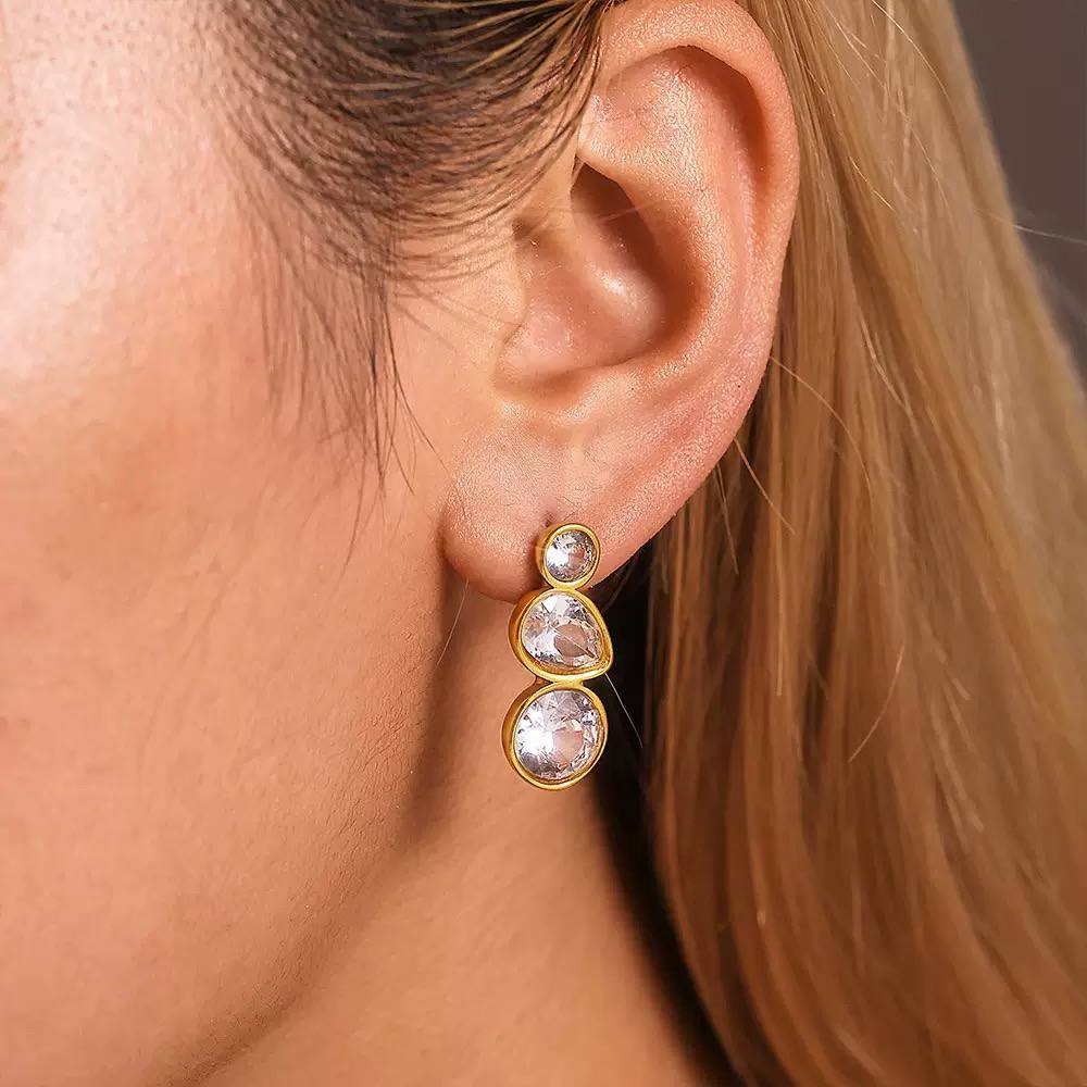 CRYSTAL DEW EARRING
